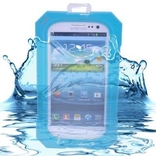 VicTsing Blue Waterproof Case Snow Skin Protective Cover for Samsung Galaxy SIII S3 i9300 S4 i9500 Cell Phones & Accessories