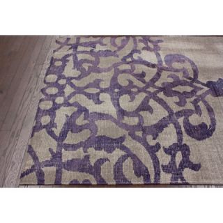 nuLOOM Ayers Cement Damask Rug