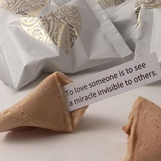 wedding fortune cookies by little cupcake boxes