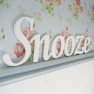 hand painted letters by bow boutique