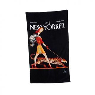 The New Yorker "Leopard Lady" Oversized Beach Towel