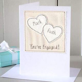 personalised engagement card by milly and pip