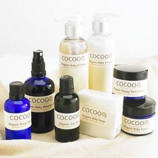 100% organic handmade baby skincare set by cocoonu
