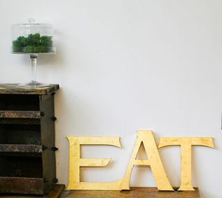 vintage 'eat' sign by bonnie and bell