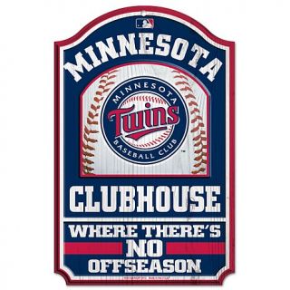 MLB 11" x 17" Clubhouse Sign   Minnesota Twins