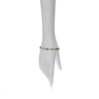 Jean Dousset Absolute™ and Simulated Emerald Line Bracelet