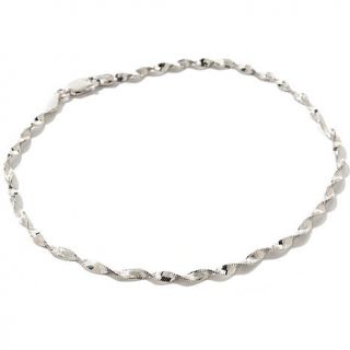 Technibond® Twisted Herringbone Anklet