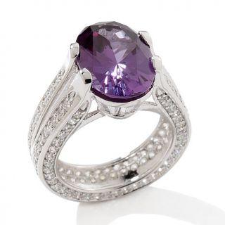 Victoria Wieck Absolute™ Simulated Alexandrite Eternity Ring