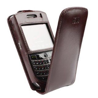 BlackBerry Tour 9630 / Bold 9650 Sena Brown MagnetFlipper Cover Cell Phones & Accessories
