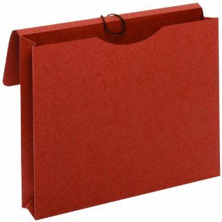 Globe Weis Paper File Envelope, 2 Inch Expansion, Letter Size, Brown (243)  File Envelopes Elastic Closure 