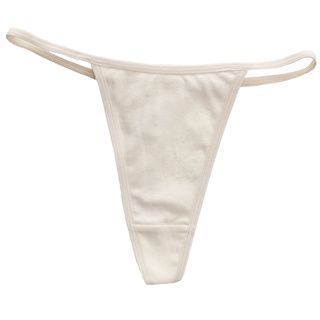 American Apparel Women's Organic Baby Rib Thongs (7 Pack) (XL) American Apparel Panties