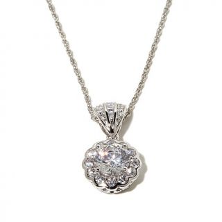 Victoria Wieck 2.67ct Absolute™ "Floral" Pendant with 18" Chain