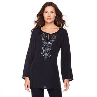 DG2 by Diane Gilman Sequined Caftan Tunic