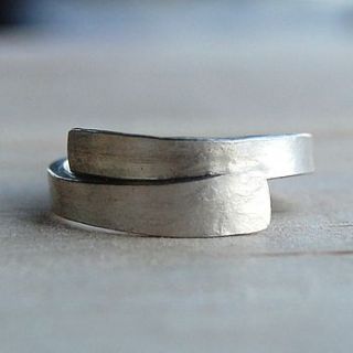 handmade designer silver ring by alison moore silver designs