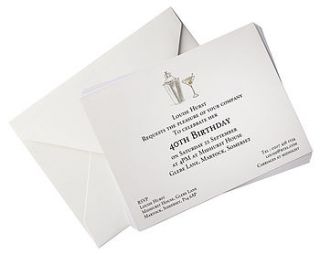 personalised invitations and envelopes by honey tree publishing