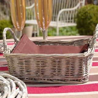 napkin basket by velvet brown