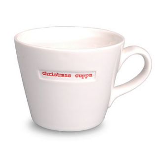 christmas cuppa mug by little red heart
