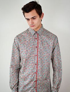 liberty floral print shirt by intent london