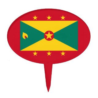 Grenada – Grenadian Flag Cake Pick