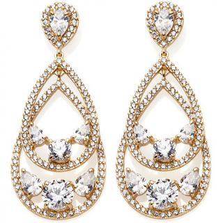 Daniel K 8.63ct Absolute™ Round and Pear Double Pear Shaped Frame "Willow