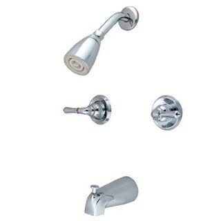 Kingston Brass KB241 Magellan Tub and Shower Faucet, Polished Chrome    
