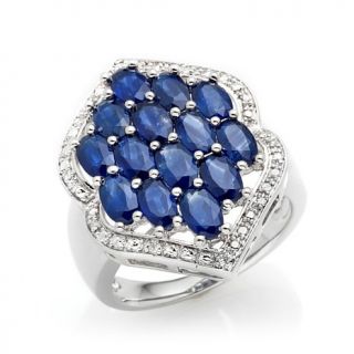 Rarities Fine Jewelry with Carol Brodie 4.11ct Sapphire and Diamond Marquise F