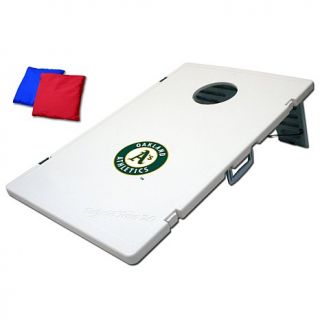 MLB All in One Tailgate Toss 2.0 Outdoor Game by Wild Sales   Oakland Athletics