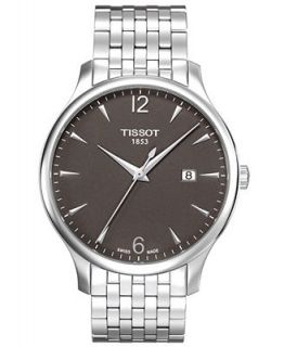 Tissot Watch, Mens Swiss Tradition Stainless Steel Bracelet T0636101106700   Watches   Jewelry & Watches