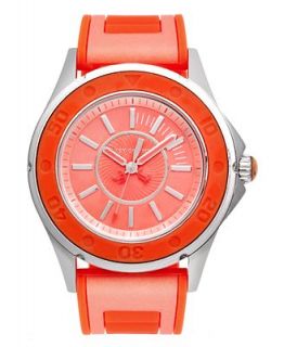 Juicy Couture Watch, Womens Rich Girl Orange Rubber Strap 41mm 1900874   Watches   Jewelry & Watches