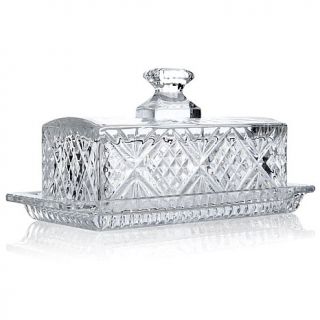Jeffrey Banks Dublin Crystal Covered Butter Dish