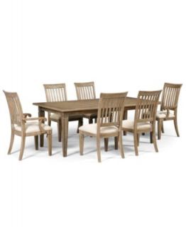 Dovewood Dining Room Furniture, 7 Piece Set (Table, 4 Side Chairs and 2 Arm Chairs)   Furniture