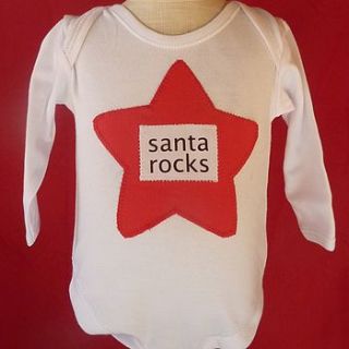 baby christmas long sleeve vest by cabbie kids