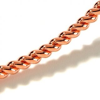 Jay King Rope Textured Copper Collar 18" Necklace
