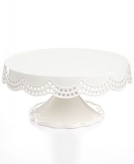 Martha Stewart Collection Serveware, Embossed Cake Stand with Dome   Serveware   Dining & Entertaining