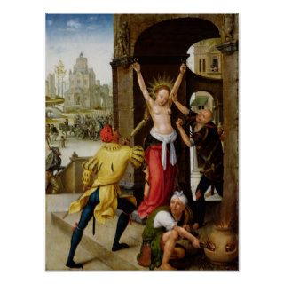 The Martyrdom of St. Barbara, 1528 Posters