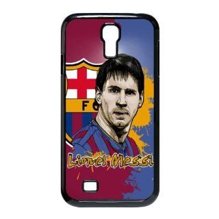 DIY 3 Sports&Football Star Lionel messi Black Print Hard Shell Cover for SamSung Galaxy S4 I9500 Cell Phones & Accessories