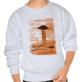 VISION D8 painting gold hue Pullover Sweatshirts
