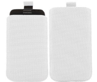 iTALKonline WHITE HEX PATTERN Quality Slip Pouch Protective Case Cover with Pull Tab for Samsung N9000 Galaxy Note 3 III Cell Phones & Accessories
