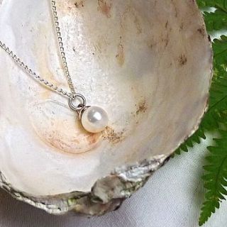 timeless pearl pendant by joy everley
