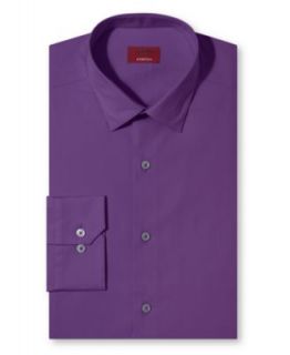 Alfani Spectrum Dress Shirt, Slim Fit Solid Long Sleeve Shirt   Dress Shirts   Men