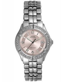GUESS Watch, Womens Glitz Bezel Bracelet 26mm G75791M   Watches   Jewelry & Watches