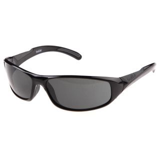 Bolle 'Swift' Shiny Black Wrap Sport Sunglasses Bolle Sport Sunglasses