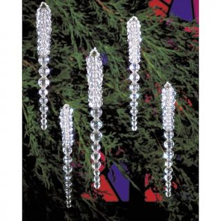 Holiday Beaded Ornament Kit   Sparkling Icicles