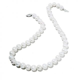 10 11mm Cultured Freshwater Pearl Sterling Silver 18" Necklace