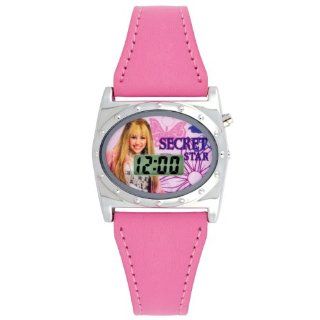 Hannah Montana Kids' HHM236 Pink and Silver Secret Star Digital Watch Watches