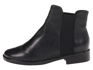 Fitzwell Amy Ankle Boot Black Leather Black Elastic