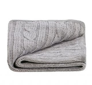 unisex baby knitted blanket by award winning lilly + sid