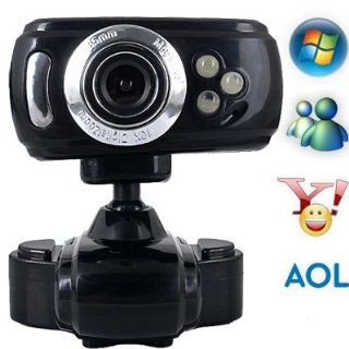 USB 16.0M 3 LED Webcam Web Cam Camera Mic for PC Laptop Computers & Accessories