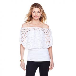 Colleen Lopez "All Eyes On You" Eyelet Top