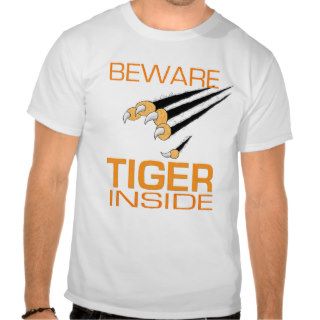 Tiger inside tshirts